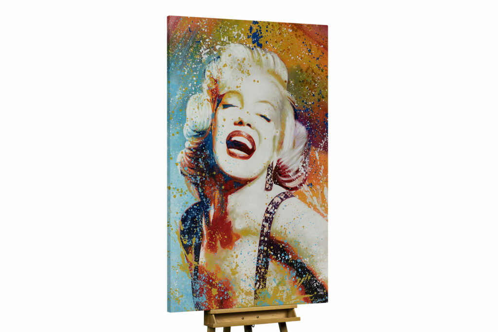 XXL Öl Gemälde 'Vivacious Marylin'