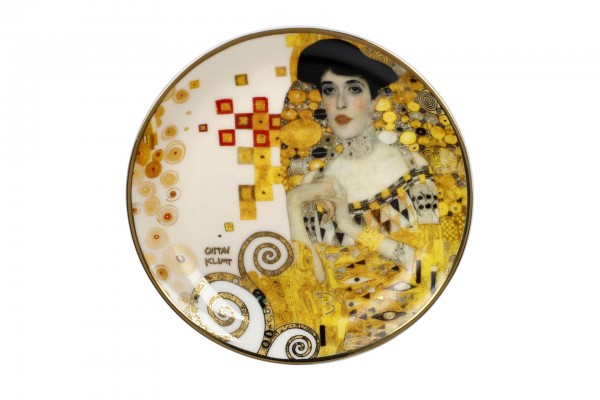 porcelain wall art lovely adele by gustav klimt