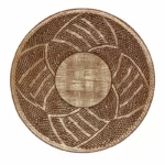 Design In- & Outdoor Runder Teppich Artis Gold