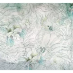 Selbstklebende Tapete 'Cockatoo in the Garden' für Schlafzimmer