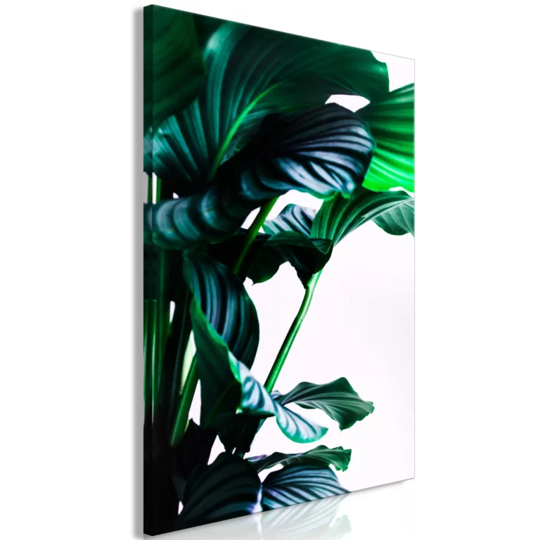 kunstdruck springy leaves vertical