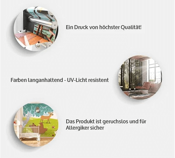 Selbstklebende Tapete 'Golden Bubbles' 2