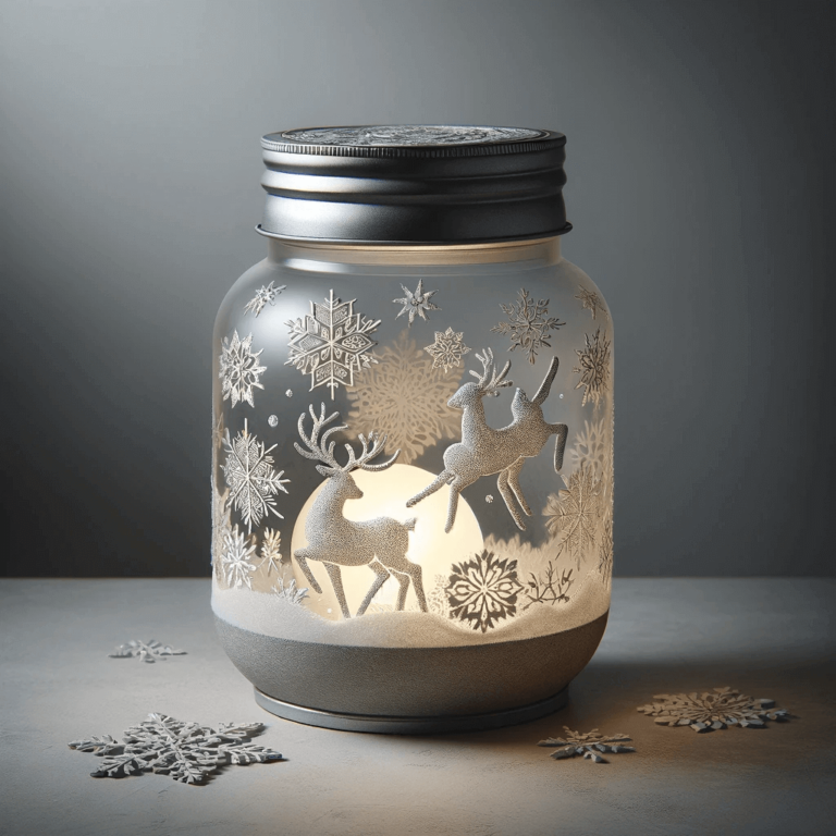 winter solstice inspirierte Laterne