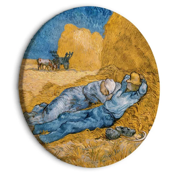 Rundes Bild 'Noon Rest - Van Gogh'