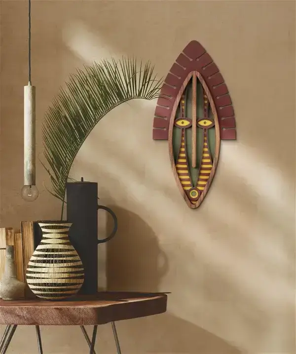 Wandmaske 'Modern African Mask_