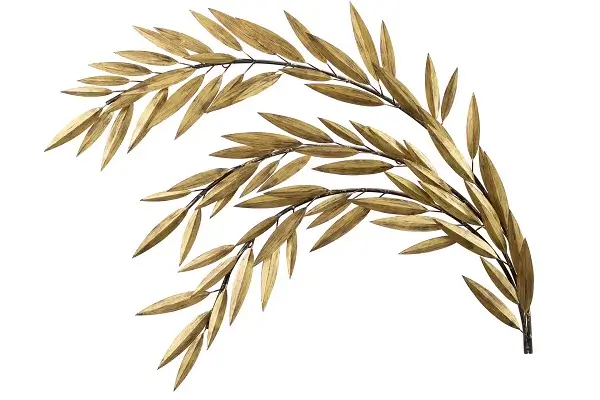 metall wandskulptur aehre des gluecks