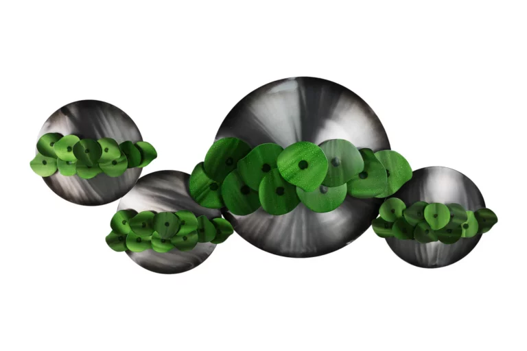 metall wandskulptur hochsommerwiese