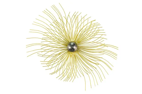 metall wandskulptur schwerelos