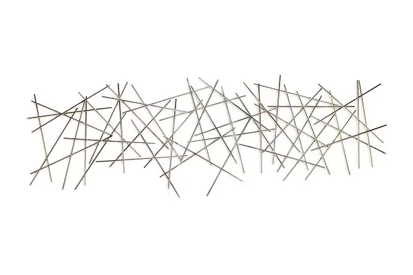 metall wandskulptur stick together