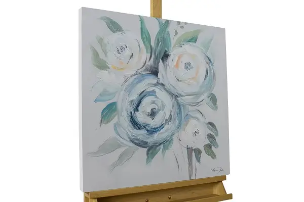 Handgemaltes Gemälde 'Duftende Rosen'