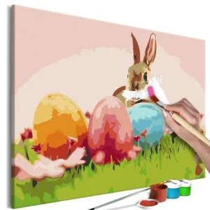 Malen nach Zahlen für Erwachsene 'Easter Rabbit'