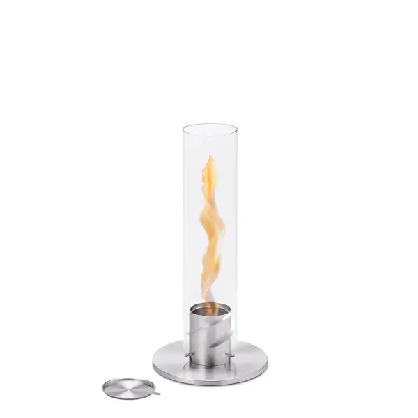 SPIN 90 Tischfeuer silber