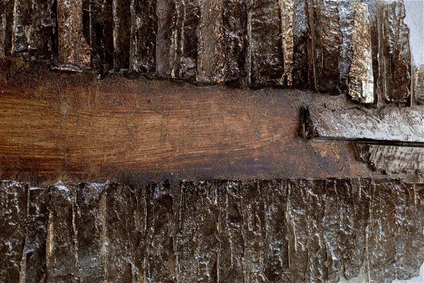 Holzbild 3D 'Skycraper Silhouette' bild 1