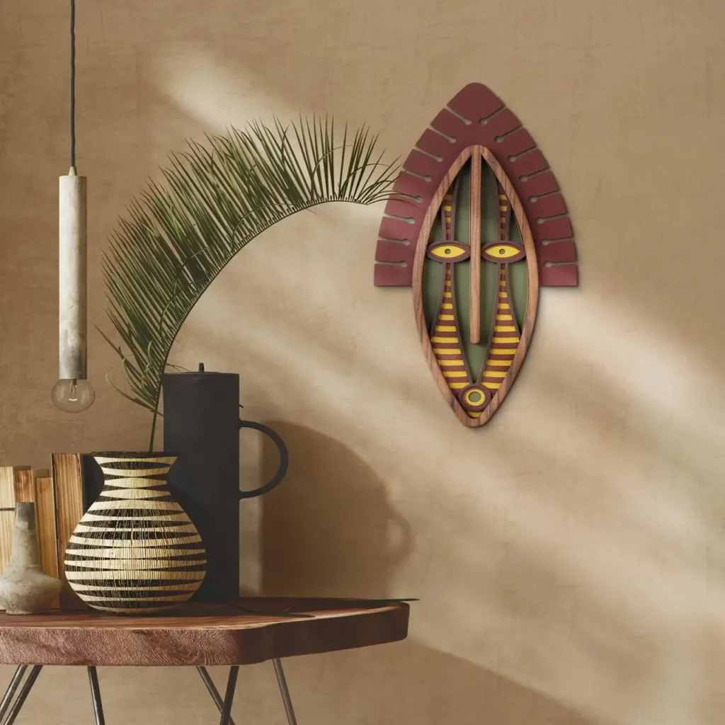 Wandmaske Modern African Mask #41 | Modern & zeitgenössisch Stile