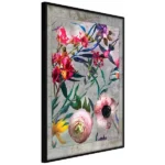 poster rustic flowers