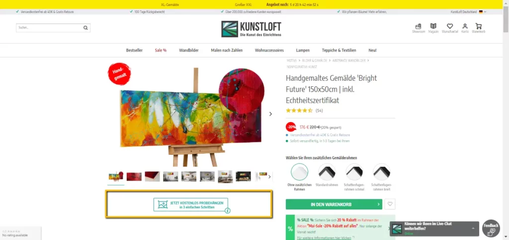 digitale vorlage fuer haengende bilder