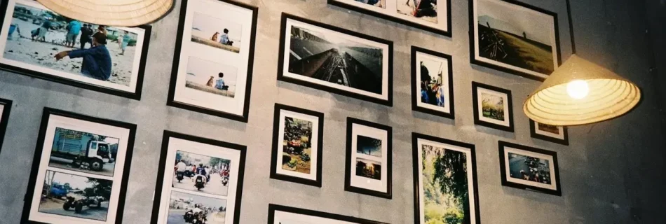 kreative Ideen zum Bilder aufhängens an der Wand