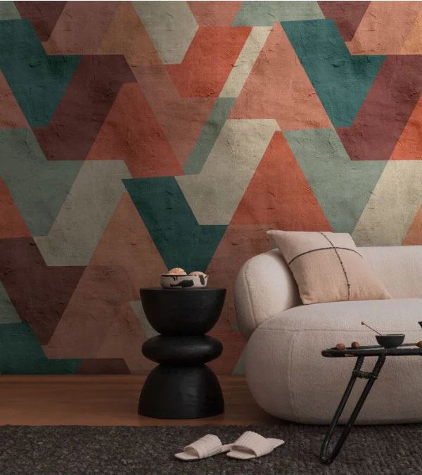 Tapete 'Retro Geometric'